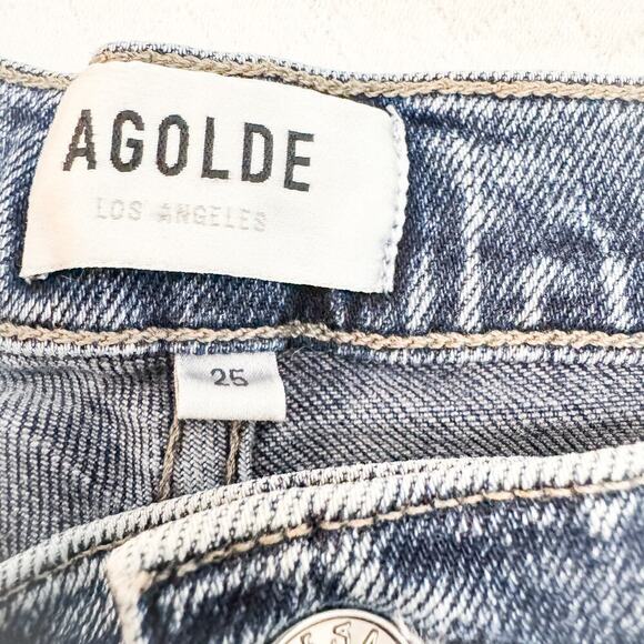 AGOLDE Nico High Rise Slim Vintage Wash Denim Jeans A093-1256 Size 25 - Picture 6 of 8